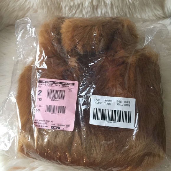 JCREW FAUX FUR HANDBAG - Picture 6 of 9